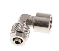 Codo de Latón Niquelado 6x4 & G1/8'' Rosca Hembra [2 piezas]