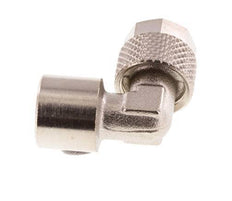 Codo de Latón Niquelado 8x6 & G1/8'' Rosca Hembra [5 piezas]