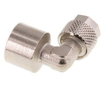 Codo de Latón Niquelado 8x6 & G1/4'' Rosca Hembra [2 piezas]