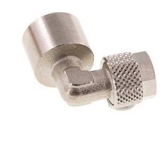 Codo de Latón Niquelado 8x6 & G1/4'' Rosca Hembra [2 piezas]