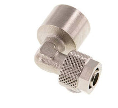 Codo de Latón Niquelado 8x6 & G1/4'' Rosca Hembra [2 piezas]