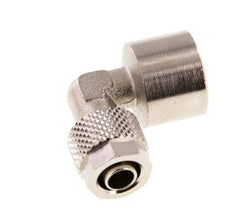 Codo de Latón Niquelado 8x6 & G1/4'' Rosca Hembra [2 piezas]