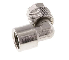 Codo de Latón Niquelado 10x8 & G1/4'' Rosca Hembra [2 piezas]