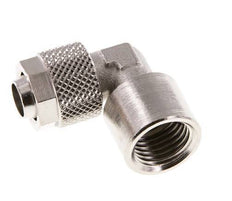 Codo de Latón Niquelado 10x8 & G1/4'' Rosca Hembra [2 piezas]