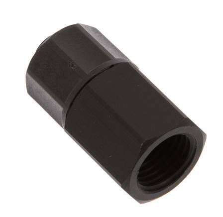 Conector Recto Aluminio 10x8 & G1/4'' Rosca Hembra [2 piezas]