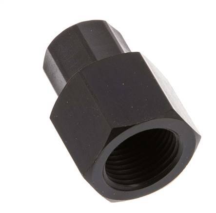 Conector Recto Aluminio 10x8 & G3/8'' Rosca Hembra [2 piezas]