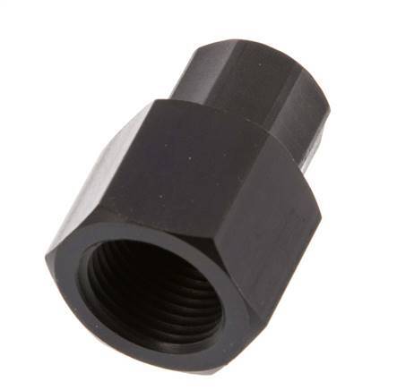 Conector Recto Aluminio 10x8 & G3/8'' Rosca Hembra [2 piezas]