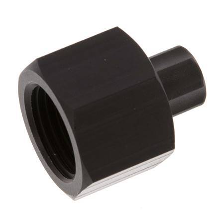 Racor recto de aluminio 6x4 y G1/2'' con rosca hembra