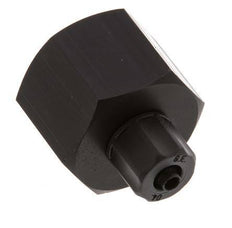 Racor recto de aluminio 6x4 y G1/2'' con rosca hembra