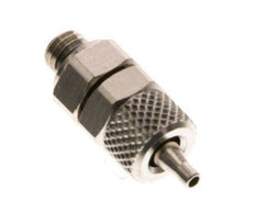 4x2 & M5 Nickel plated Brass Straight Push-on Fitting with Male Threads NBR [5 Pieces]