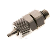4x2 & M5 Nickel plated Brass Straight Push-on Fitting with Male Threads NBR [5 Pieces]