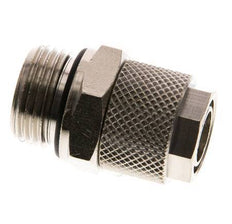 12x10 & G3/8'' Nickel plated Brass Straight Push-on Fitting with Male Threads NBR [2 Pieces]