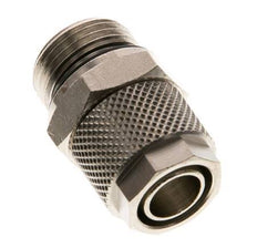 12x10 & G3/8'' Nickel plated Brass Straight Push-on Fitting with Male Threads NBR [2 Pieces]