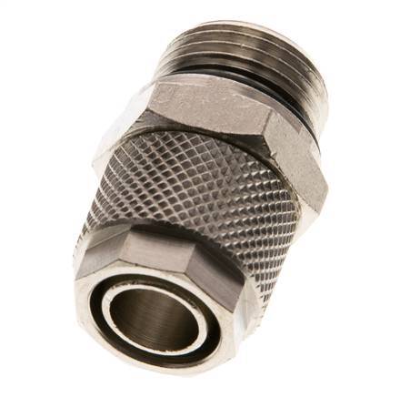 12x10 & G3/8'' Nickel plated Brass Straight Push-on Fitting with Male Threads NBR [2 Pieces]