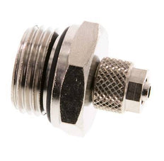 6x4 & G1/2'' Nickel plated Brass Straight Push-on Fitting with Male Threads NBR [2 Pieces]