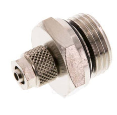 6x4 & G1/2'' Nickel plated Brass Straight Push-on Fitting with Male Threads NBR [2 Pieces]