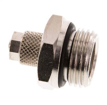 6x4 & G1/2'' Nickel plated Brass Straight Push-on Fitting with Male Threads NBR [2 Pieces]