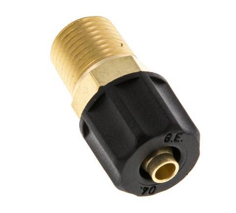 Conector Recto Latón 6x4 & 1/8''NPT Rosca Macho [2 piezas]