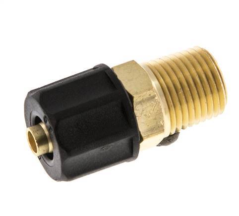 Conector Recto Latón 6x4 & 1/8''NPT Rosca Macho [2 piezas]