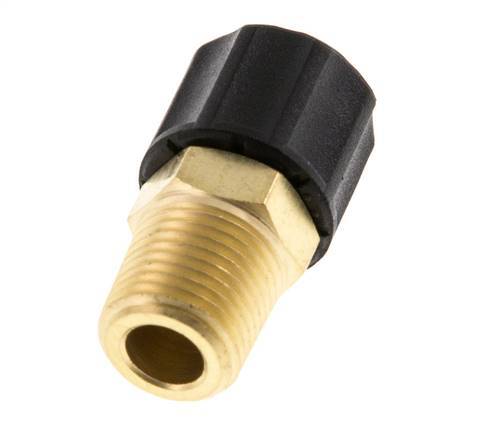 Conector Recto Latón 6x4 & 1/8''NPT Rosca Macho [2 piezas]