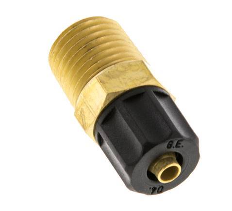Conector Recto Latón 6x4 & 1/4''NPT Rosca Macho [2 piezas]