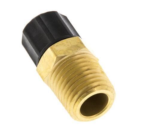 Conector Recto Latón 6x4 & 1/4''NPT Rosca Macho [2 piezas]