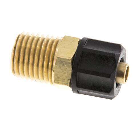 Conector Recto Latón 8x6 & 1/4''NPT Rosca Macho [2 piezas]