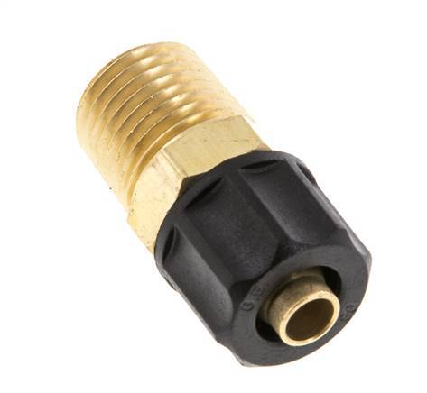 Conector Recto Latón 8x6 & 1/4''NPT Rosca Macho [2 piezas]