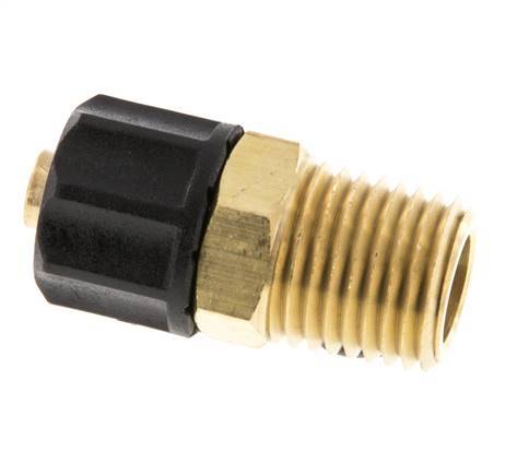 Conector Recto Latón 8x6 & 1/4''NPT Rosca Macho [2 piezas]