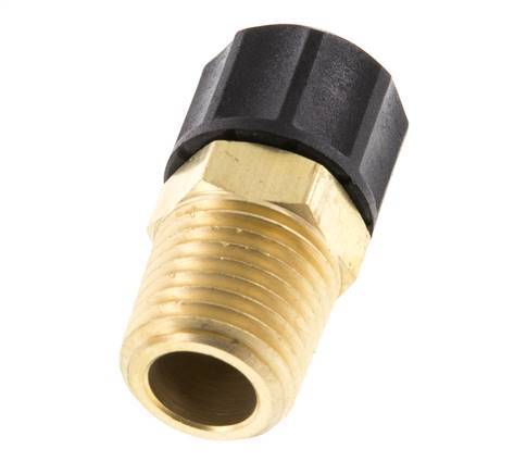 Conector Recto Latón 8x6 & 1/4''NPT Rosca Macho [2 piezas]