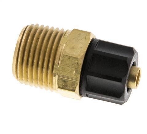 Conector Recto Latón 8x6 & 3/8'' NPT Rosca Macho