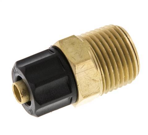 Conector Recto Latón 8x6 & 3/8'' NPT Rosca Macho