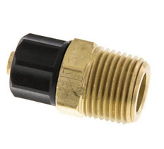 Conector Recto Latón 8x6 & 3/8'' NPT Rosca Macho