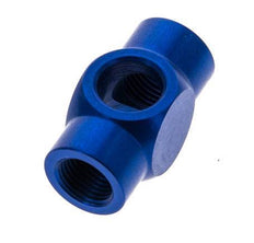 Conector Aluminio Banjo en T G1/8'' Rosca Hembra [2 piezas]