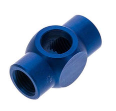 Conector Aluminio Banjo en T G1/4'' Rosca Hembra [2 piezas]