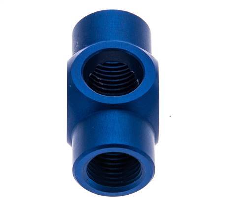 Conector Aluminio Banjo en T G1/4'' Rosca Hembra [2 piezas]