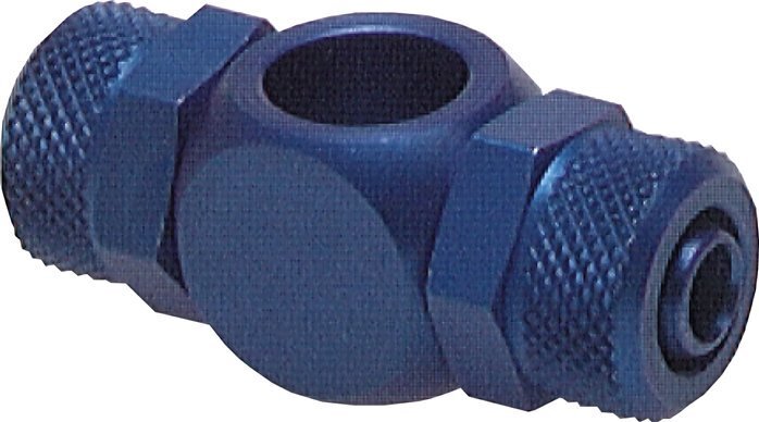 Conector de Aluminio Banjo en T 4.3x3 & M5 de Rosca