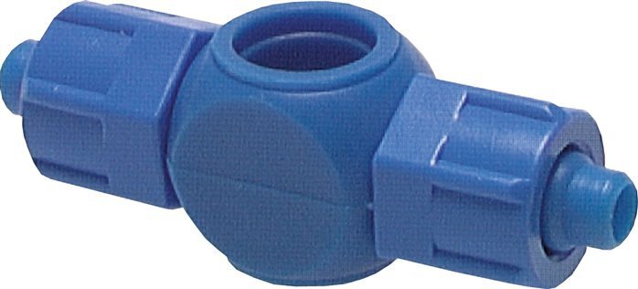 Conector de PVC Banjo en T 8x6 & G1/8'' de Rosca