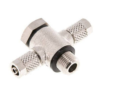 Racor en T Banjo de Latón Niquelado y Junta Tórica 5x3 & G1/8'' [10 piezas]