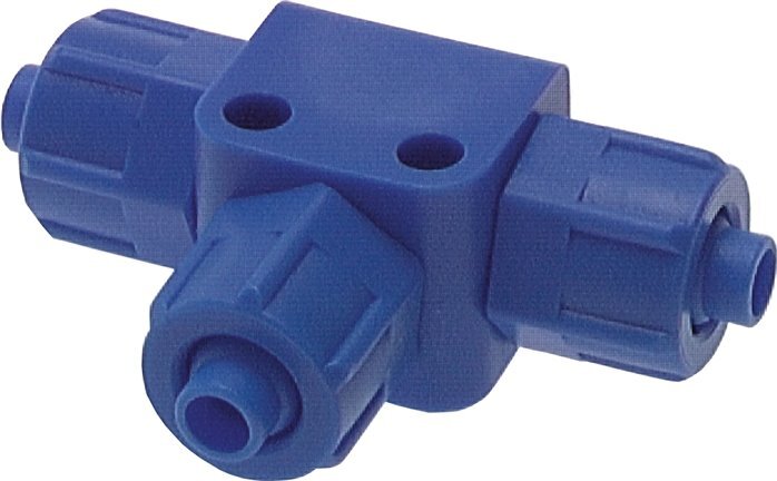 Conector en T de PVC 11,6x9 de Rosca [5 piezas]