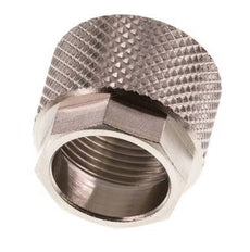 Tuerca de Latón Niquelado 12x10mm (M16x1) [10 piezas]