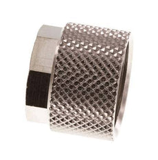 Tuerca de Latón Niquelado 12x10mm (M16x1) [10 piezas]