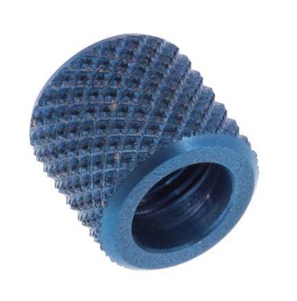 Tuerca de Aluminio 6x4mm (M8x1) [10 Piezas]