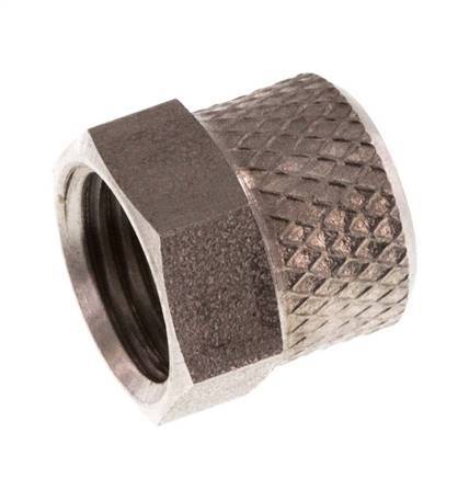 Tuerca de Acero Inoxidable 6x4mm (M10x1) [2 piezas]