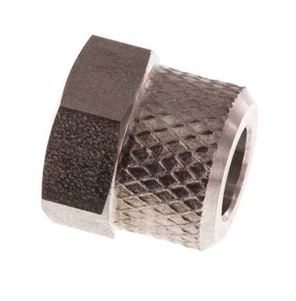 Tuerca de Acero Inoxidable 6x4mm (M10x1) [2 piezas]