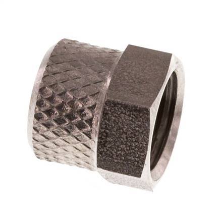 Tuerca de Acero Inoxidable 6x4mm (M10x1) [2 piezas]