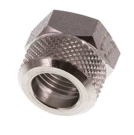 Tuerca de Acero Inoxidable 8x6mm (M12x1) [2 piezas]