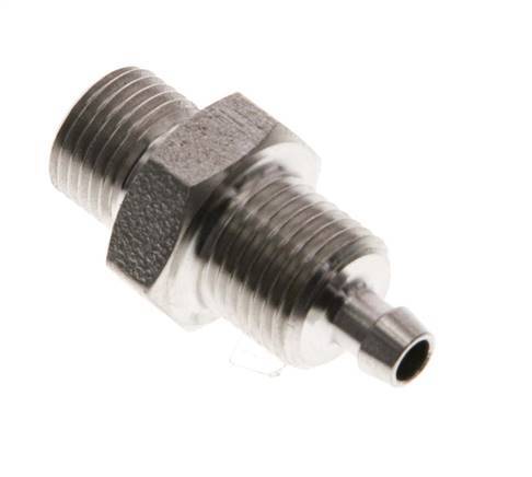 6x4 & G1/8'' Acero inoxidable 1.4571 Racor recto con rosca macho