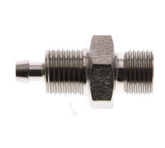 6x4 & G1/8'' Acero inoxidable 1.4571 Racor recto con rosca macho