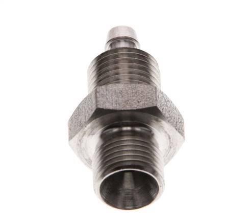 6x4 & G1/8'' Acero inoxidable 1.4571 Racor recto con rosca macho